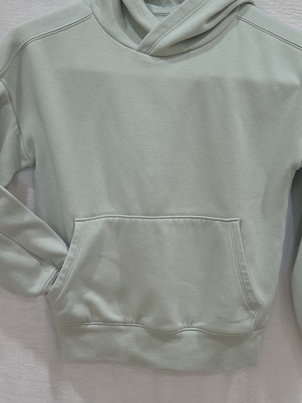 Art Class Girls 10-12 Light Green Solid Pullover Hoodie Long Sleeve